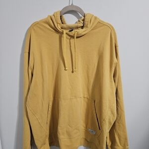 Eddie Bauer Mustard Yellow Hoodie Unisex Size 2xl